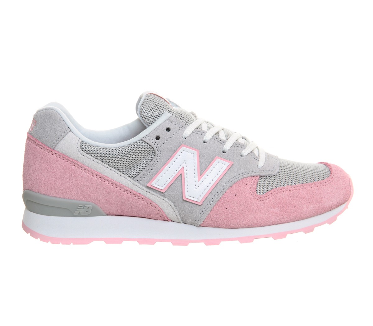 new balance rose et grise femme